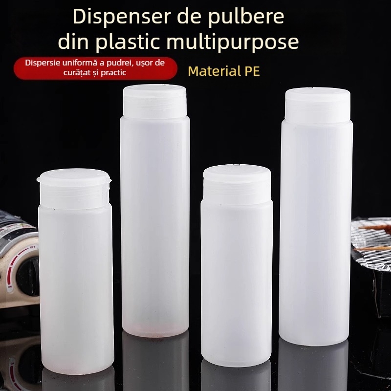 Yanda sticlă pulverizator din plastic – condimente solide (chimen, susan), pentru barbecu comercial, calitate de primă clasă, 2024