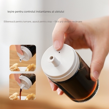 FaSoLa recipient de ulei din sticlă, deschidere și închidere automată, stil modern minimalist