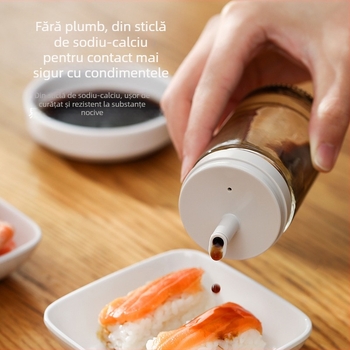 FaSoLa recipient de ulei din sticlă, deschidere și închidere automată, stil modern minimalist