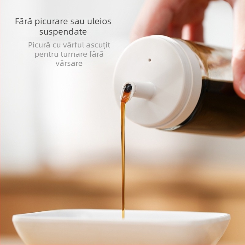FaSoLa recipient de ulei din sticlă, deschidere și închidere automată, stil modern minimalist