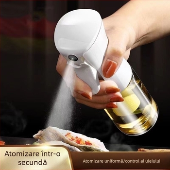 Sticluță de spray pentru ulei din plastic, cu pulverizare prin atomizare, pentru ulei de măsline și uleiuri alimentare, lansare în 2025