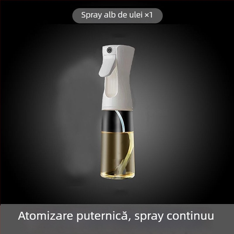 Sticluță de spray pentru ulei din plastic, cu pulverizare prin atomizare, pentru ulei de măsline și uleiuri alimentare, lansare în 2025