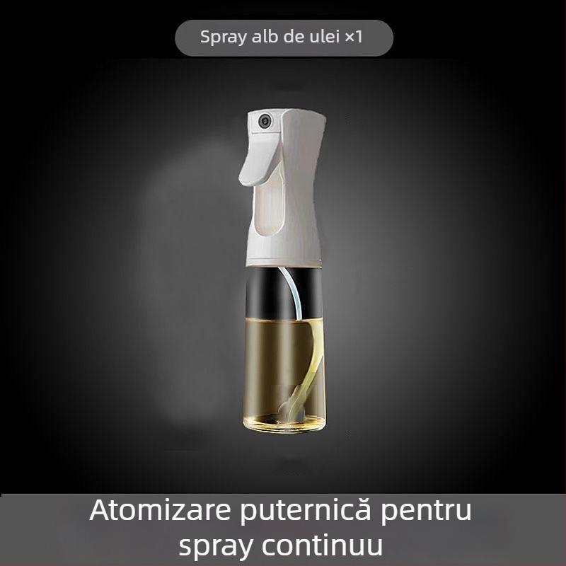 Sticluță de spray pentru ulei din plastic, cu pulverizare prin atomizare, pentru ulei de măsline și uleiuri alimentare, lansare în 2025