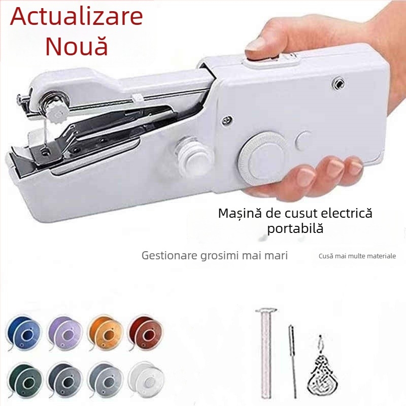 Set mașină de cusut electric portabil pentru haine