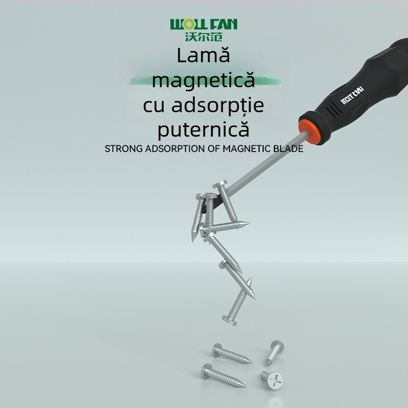 Set șurubelnițe Phillips și șurubelnițe cu cap plat – Calitate industrială, magnetic, izolat, oțel Cr-V crom-vanadiu, mâner cu acoperire adezivă