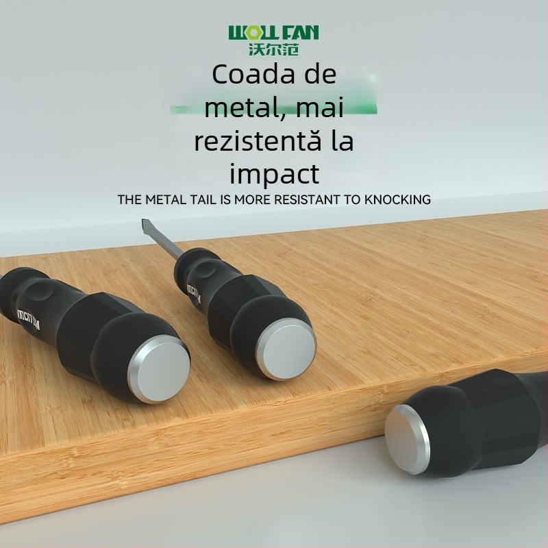 Set șurubelnițe Phillips și șurubelnițe cu cap plat – Calitate industrială, magnetic, izolat, oțel Cr-V crom-vanadiu, mâner cu acoperire adezivă