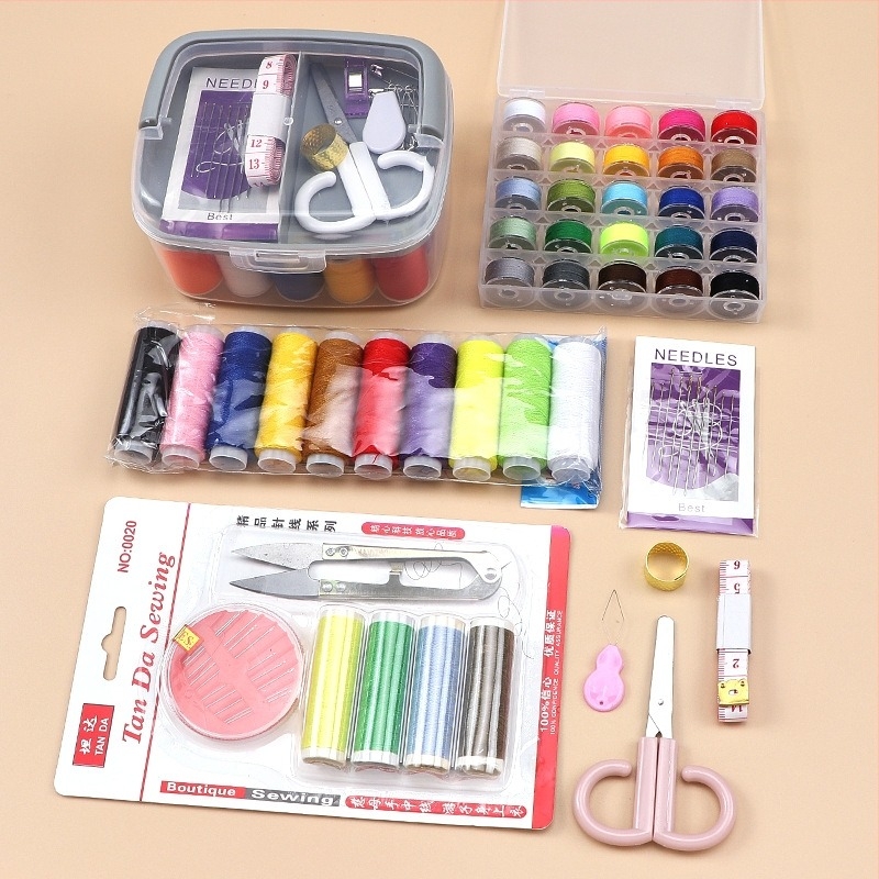 Cutie de cusut Taixinlong cu capacitate mare, set de ace și ață, personalizabilă, stil simplu