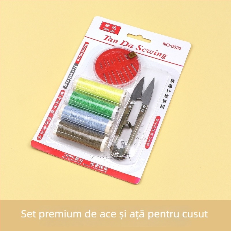 Cutie de cusut Taixinlong cu capacitate mare, set de ace și ață, personalizabilă, stil simplu