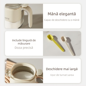 Set sticle de condimente din sticlă cu recipient etanș pentru ulei – condimente solide; lansare în 2023; stil luxos; calitate superioară