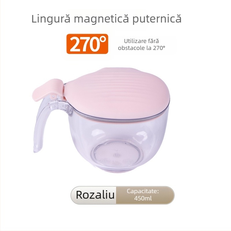 AIVEMA Casetă magnetică pentru condimente cu linguriță, din plastic, stil modern