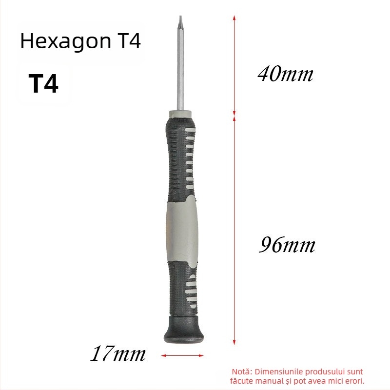 Șurubelniță de precizie multifuncțională pentru repararea telefoanelor mobile, din oțel crom-vanadiu CR-V, izolată, magnetică, greutate 0.08
