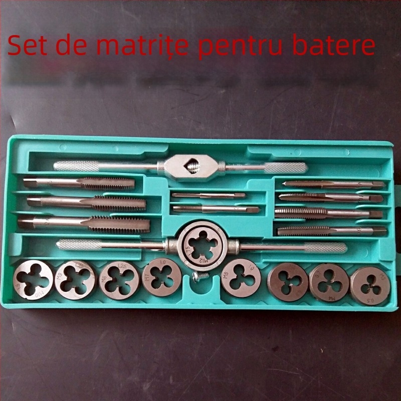 Set pentru filetare și chei cu placă Yangzi, pas 2, greutate 0,55 kg, cantitate minimă 1 pachet