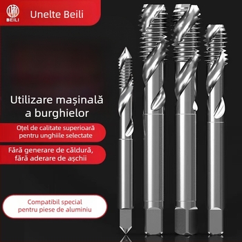 Bailey burghiu spiral pentru aluminiu pentru filetare la mașină