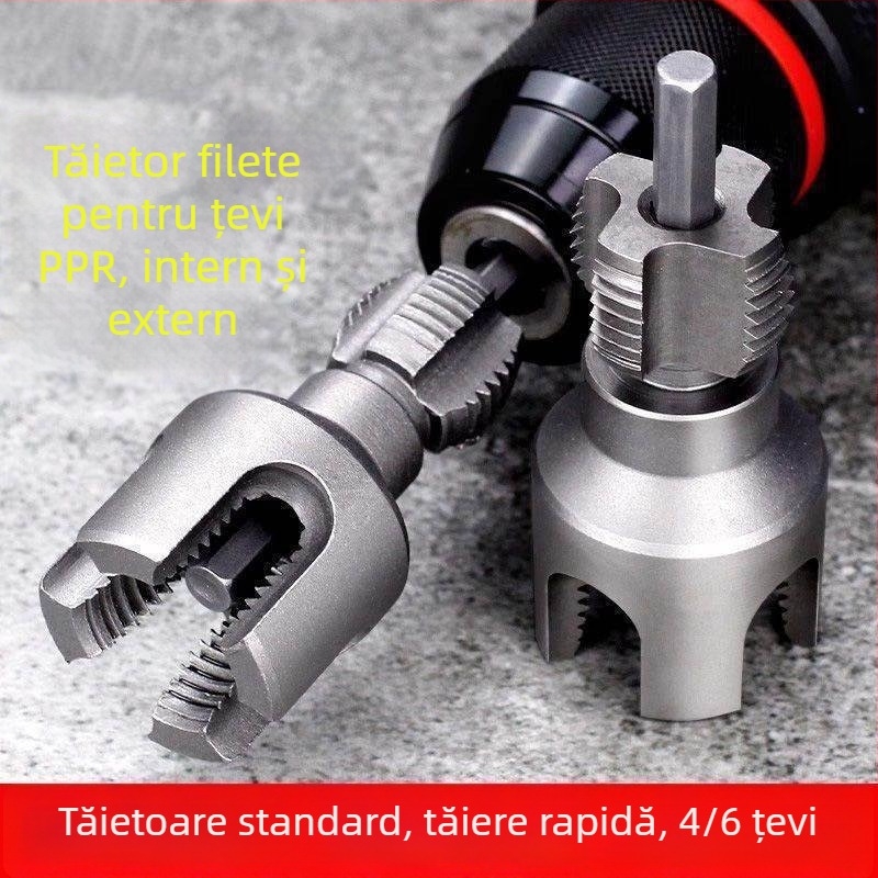 Unealtă de filetare pentru țevi PPR — filetare internă și externă, ansamblu integrat tap and die