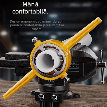 Set de 6 piese pentru conducte de apă, matriță pentru filet pentru țevi din plastic, cheie manuală pentru filet, filet de 1 inch