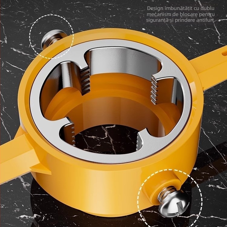 Set de 6 piese pentru conducte de apă, matriță pentru filet pentru țevi din plastic, cheie manuală pentru filet, filet de 1 inch