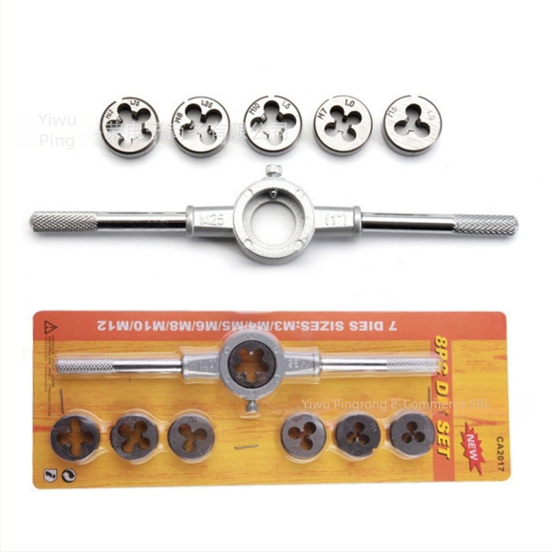 Set de 8 piese metrice pentru filetare cu chei pentru taps