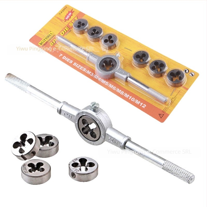 Set de 8 piese metrice pentru filetare cu chei pentru taps