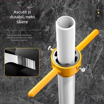 Set de matrițe pentru filetarea țevilor din plastic, pentru uz casnic, set de chei manual PVC