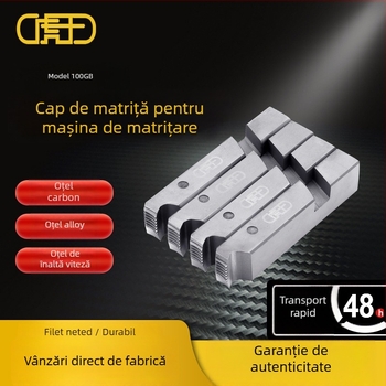 Tiger King mașină electrică de filetare a conductelor, matriță tip 100, din oțel carbon și oțel rapid, pentru conducte de incendiu, filete US în inch