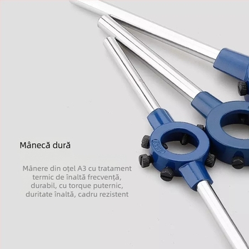 Hang Blade cheie cu dinți rotunzi, aliaj de zinc, galvanizat, cap rotund, interval M2-M36