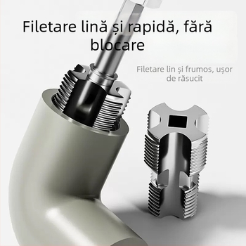 Set de 6 bucăți pentru filetarea țevilor de apă și a țevilor PPR