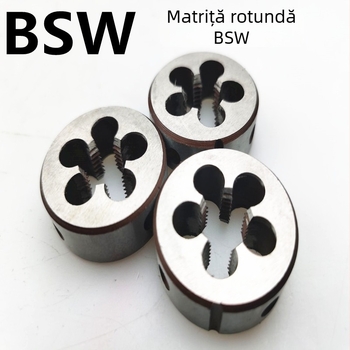 Diez circular inch, BSW, dimensiuni filet: 1/8, 1/4, 5/16, 3/8, 7/16, 3/4, 1-8 TPI, Mien