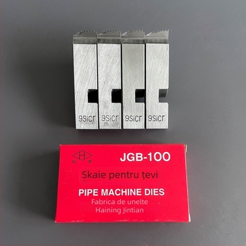 Set electric de filetare cu matrițe din oțel aliat 9SiCr, unelte de filetare tip 100