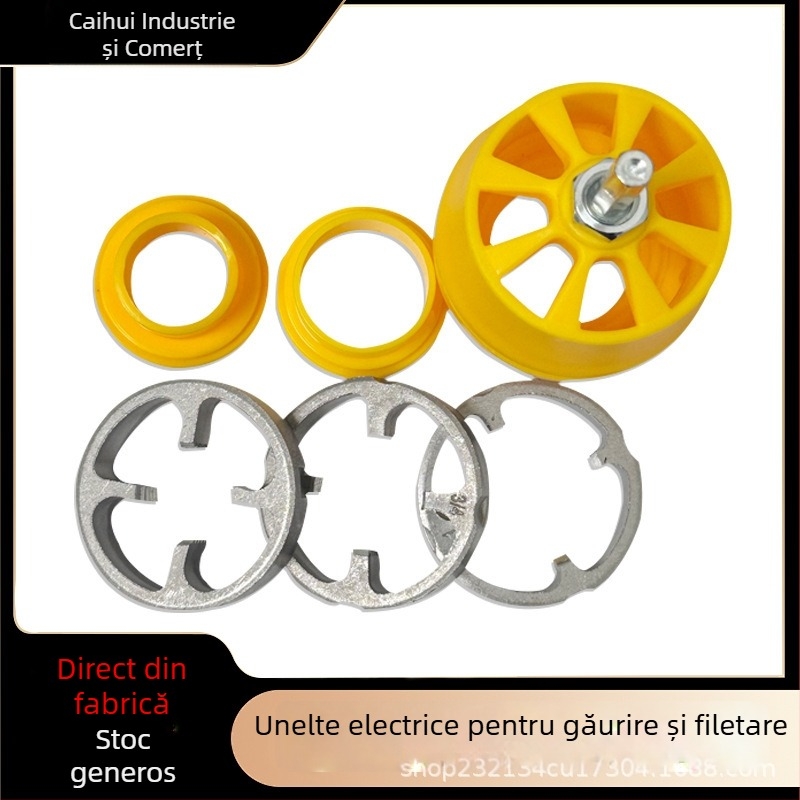 CH Kit pentru țevi din plastic pentru uz casnic: burghiu electric, set de bituri, tap pentru filetare și cheie