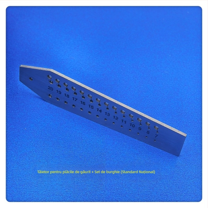 Set de instrumente pentru repararea ceasurilor: Plăci conice pentru filetare, Micro Thread Cone Plate Set, din oțel aliat, 15 piese, Standard Național