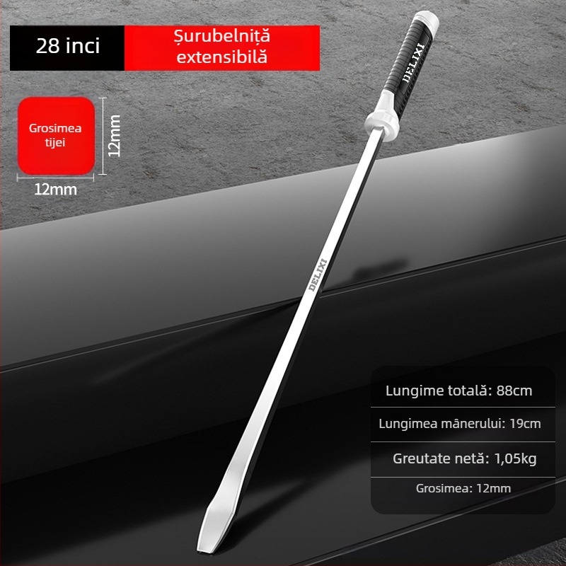 șurubelniță Phillips cu corp din plastic, mâner din oțel crom-vanadiu, cap cruce