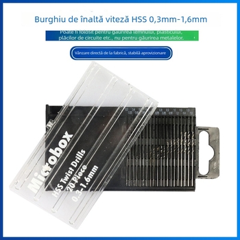 Burghii helicoidali HSS Xuchuan, set 20 buc