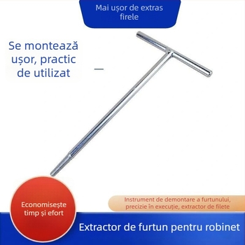 Unealtă pentru extragerea furtunului de alimentare al robinetului – extractor pentru țevi sparte și eliminare a conductei de intrare a chiuvetei