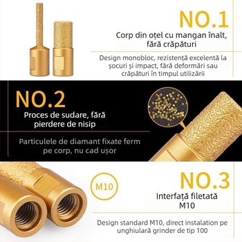 Master ding Cap de șlefuire diamantat pentru instrument de canelare – personalizabil