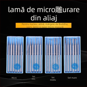 Freză pentru lemn, oțel wolfram, sculptură Ivory Wood, set de bituri pentru găurire electrică/micro-sculptură, canelură dreaptă