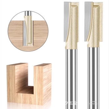 Freză de capăt Wanlian pentru lemn – design extins, dublu tăietor, canelare