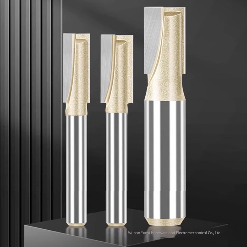 Freză de capăt Wanlian pentru lemn – design extins, dublu tăietor, canelare