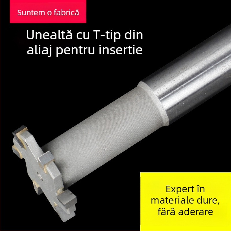 Freză pentru canelă în T, seria T56156, pentru prelucrarea oțelului aliat, potrivită pentru mașina de frezat, marca DTBD