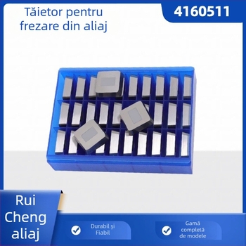 Freză pătrată din carburi, seria 4160511, clasele YT15, YT14, YT5, YG6, YG8, YW1, YW2