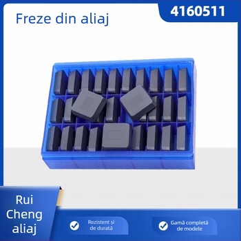 Freză pătrată din carburi, seria 4160511, clasele YT15, YT14, YT5, YG6, YG8, YW1, YW2