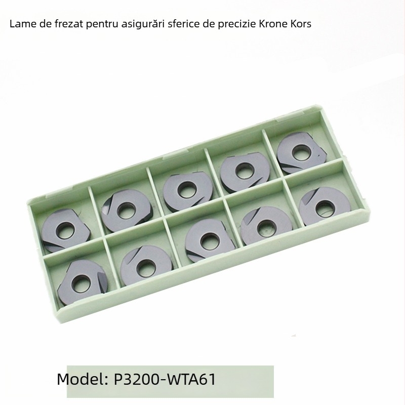 Krone Kors freză de precizie sferică – cap semirotund, lamă de precizie