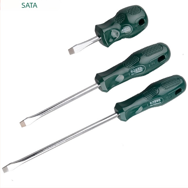 Șurubelniță plată seria A, magnetizată, din oțel crom-vanadiu, fără izolație, greutate 300 g