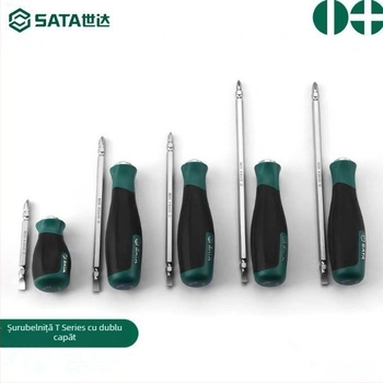 Star șurubelniță cu două capete, vârfuri Phillips și plat, oțel S2, 0,3 kg, neizolată