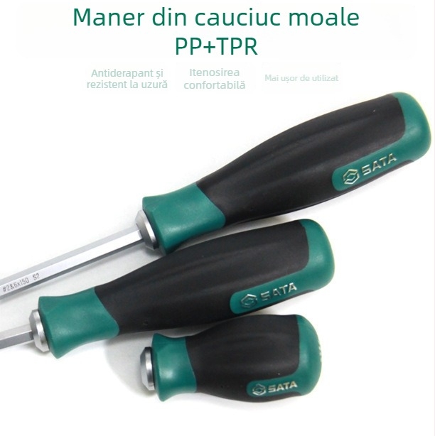 Star șurubelniță cu două capete, vârfuri Phillips și plat, oțel S2, 0,3 kg, neizolată