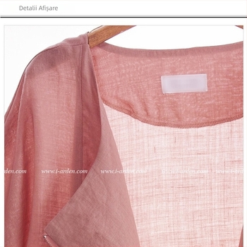 Palton de femei, croială Slim, amestec bumbac-poliester, model solid, mâneci 5/4, stil urban