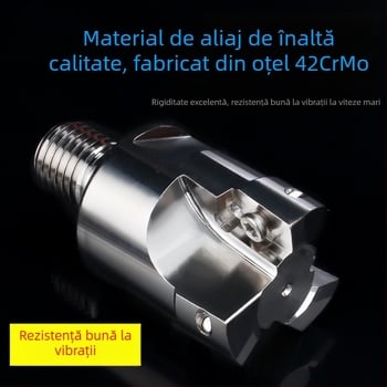 1135 Cap de frezare cu dinți de blocare, tijă de instrument CNC anti-vibrații 1604, BAP300R/BAP400R, cap frezare cu filet divizat
