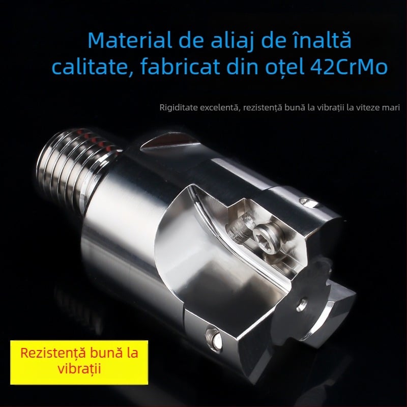 1135 Cap de frezare cu dinți de blocare, tijă de instrument CNC anti-vibrații 1604, BAP300R/BAP400R, cap frezare cu filet divizat