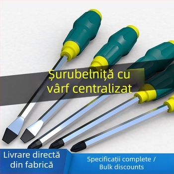 Șurubelniță Phillips magnetic din oțel Cr-V, mâner din plastic, greutate 0,24 kg