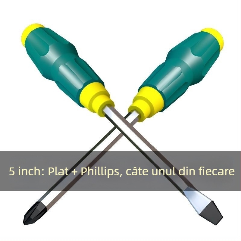 Șurubelniță Phillips magnetic din oțel Cr-V, mâner din plastic, greutate 0,24 kg