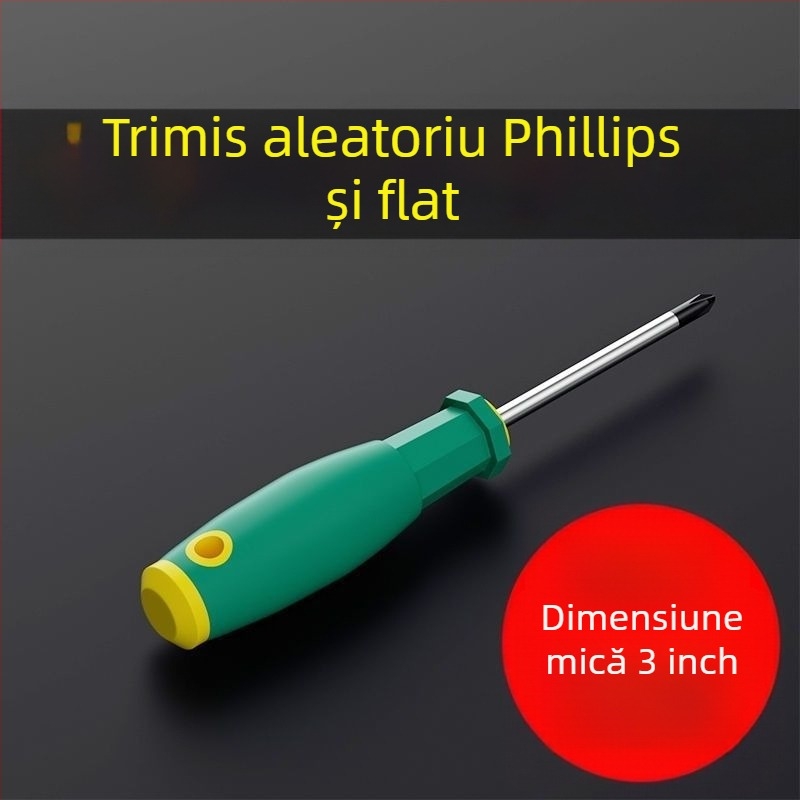Șurubelniță Phillips magnetic din oțel Cr-V, mâner din plastic, greutate 0,24 kg